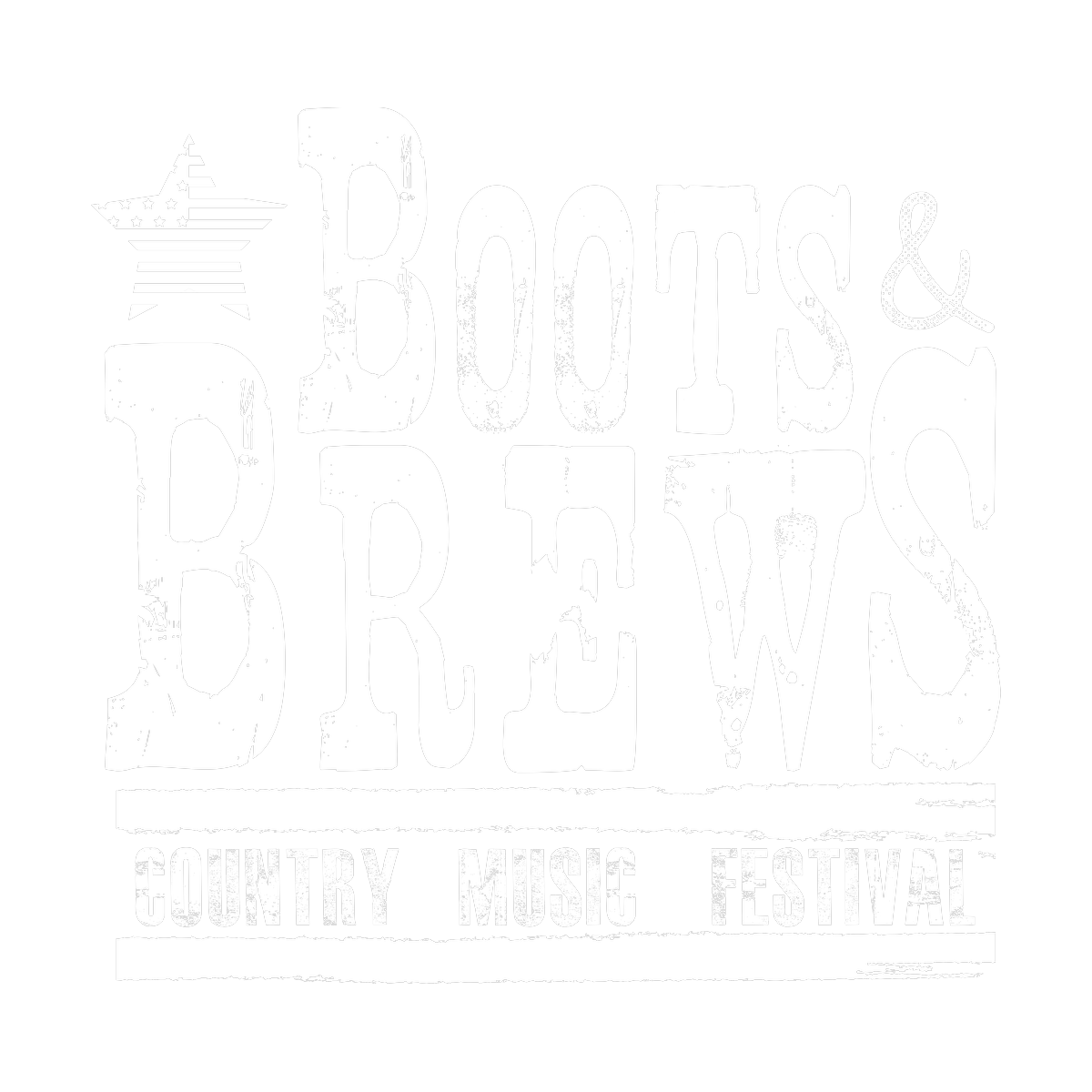 Boots & Brews Country Music Festival logo